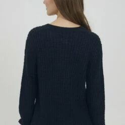 Oxmo OXLAVEA - Jersey De Punto - Dark Blue, Mujer -Oxmo tienda en línea 003f83ebaaf549709d0e097494f22940