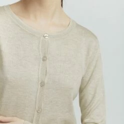 Oxmo Chaqueta De Punto - Oyster Grey Melange , Mujer -Oxmo tienda en línea 00452575842343f2a5498c1ac043ffc5