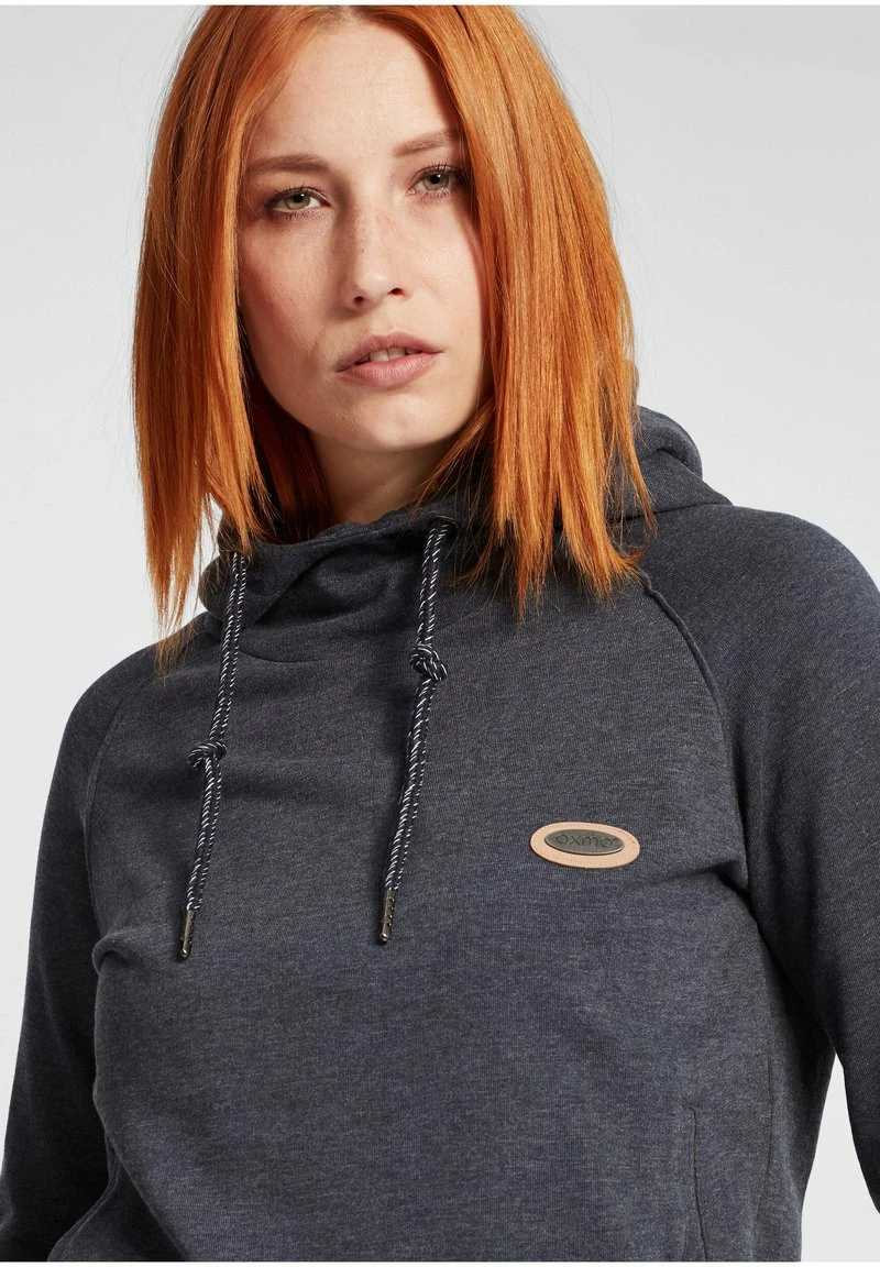 Oxmo OXPUJA - Jersey Con Capucha - Insignia Blue Melange, Mujer 4 Oxmo OXPUJA - Jersey Con Capucha - Insignia Blue Melange, Mujer - Imagen 4