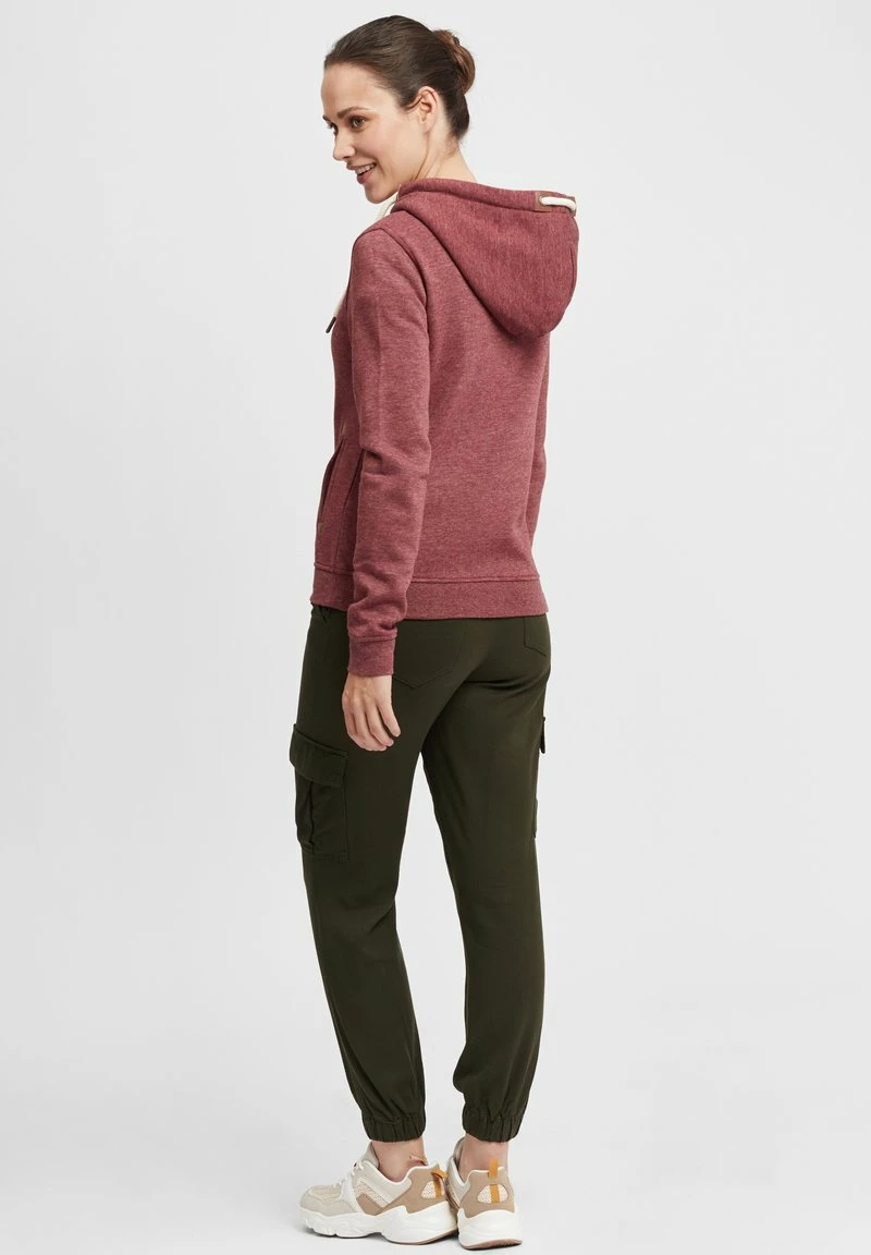 Oxmo OXVICKY - Sudadera Con Cremallera - Wine R Mel , Mujer 3 Oxmo OXVICKY - Sudadera Con Cremallera - Wine R Mel , Mujer - Imagen 3