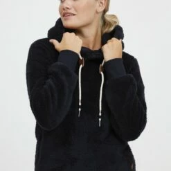 Oxmo OXANNIKEN - Jersey Con Capucha - Total Eclipse , Mujer