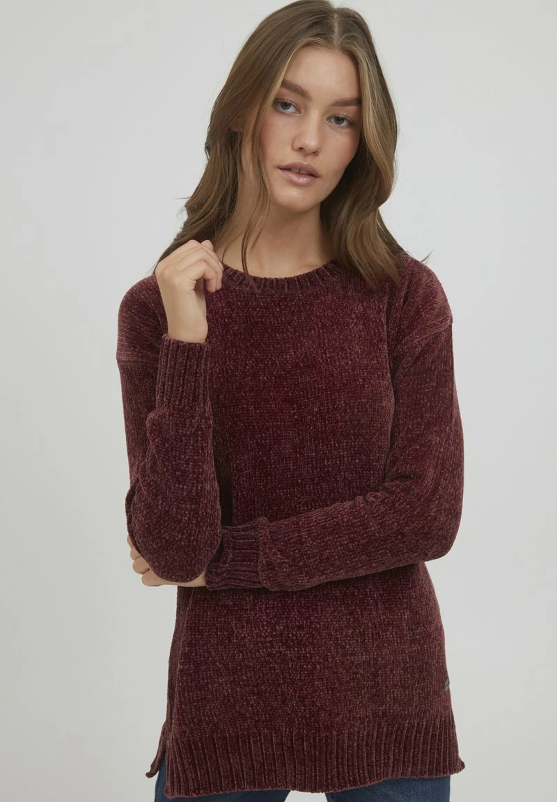 Oxmo OXELVINA - Jersey De Punto - Wine Red , Mujer 1 Oxmo OXELVINA - Jersey De Punto - Wine Red , Mujer