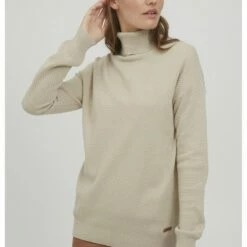 Oxmo OXSINA - Jersey De Punto - Oyster Gray , Mujer
