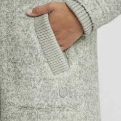 Oxmo OXRIEKE - Abrigo Corto - Light Grey Melange, Mujer -Oxmo tienda en línea 04a0f1e11e2e4f6584bec90d0795b304