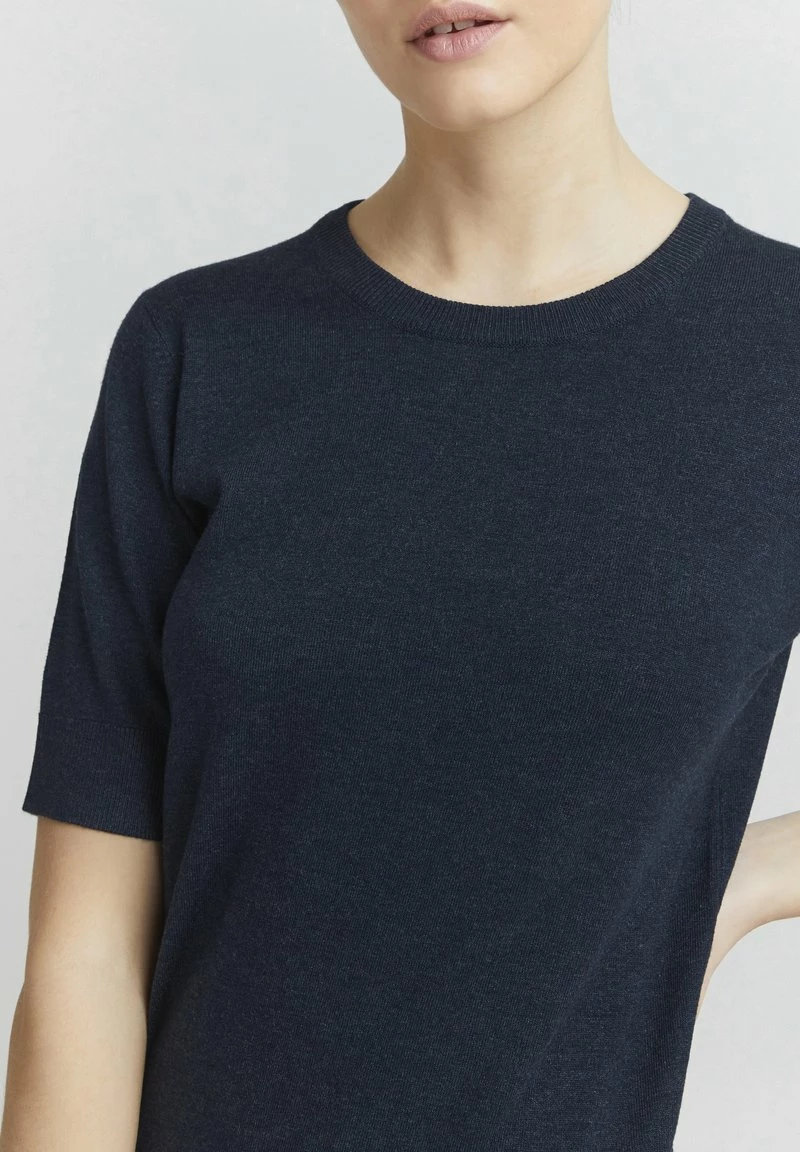 Oxmo OXHELIN - Camiseta Básica - Total Eclipse Melange , Mujer 4 Oxmo OXHELIN - Camiseta Básica - Total Eclipse Melange , Mujer - Imagen 4