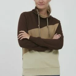 Oxmo OXAGDA - Sudadera - Chicory Coffee, Mujer