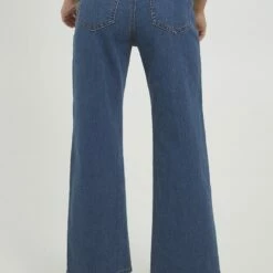 Oxmo OXANNI - Vaqueros A Campana - Mid Blue Denim , Mujer -Oxmo tienda en línea 058dfea8086e43febfdcde54db824d5c