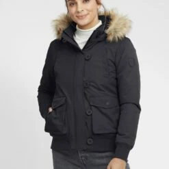 Oxmo OXACILA - Chaqueta De Invierno - Black , Mujer