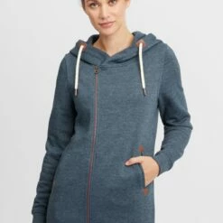 Oxmo OXVICKY - Sudadera Con Cremallera - Ins Bl Mel , Mujer
