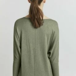 Oxmo OXHERDIS - Jersey De Punto - Seagrass Melange, Mujer -Oxmo tienda en línea 0831b54684254c9091456d0daf2ade45