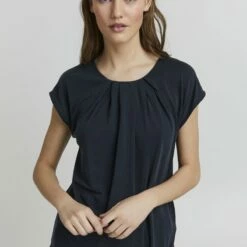 Oxmo BJALLA - Camiseta Estampada - Darkblue , Mujer