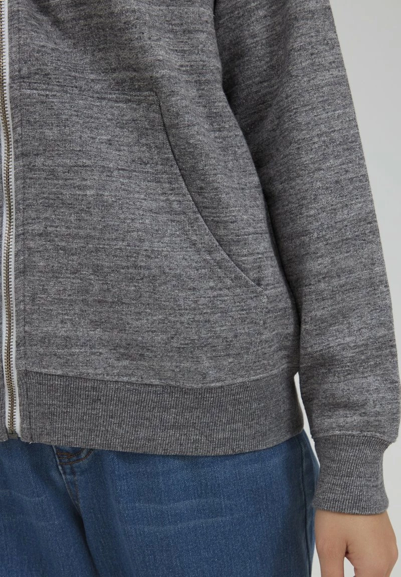 Oxmo OXHELNA - Sudadera Con Cremallera - Pewter Melange , Mujer 5 Oxmo OXHELNA - Sudadera Con Cremallera - Pewter Melange , Mujer - Imagen 5