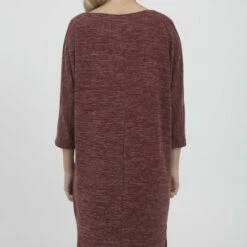 Oxmo OXBINALA - Vestido De Punto - Chocolate Truffle Melange, Mujer -Oxmo tienda en línea 0a9c336500a142c29dea379bbd610443