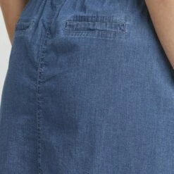 Oxmo OXLILLE - Falda Vaquera - Mid Blue Denim , Mujer -Oxmo tienda en línea 0dd672a49b664ce49a6d8098f511c987