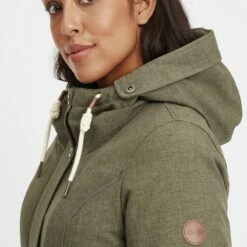 Oxmo OXMELLY - Abrigo De Invierno - Dusty Olive , Mujer -Oxmo tienda en línea 0e5b6d480dbf4caa9ac9596b2ebb56f1