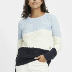 Oxmo OXOLMA - Jersey De Punto - Sky Blue , Mujer