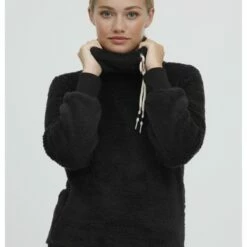 Oxmo OXANNIKI - Jersey Con Capucha - Black , Mujer