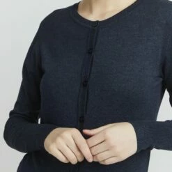 Oxmo Chaqueta De Punto - Total Eclipse Melange , Mujer -Oxmo tienda en línea 11647ba78f13491e9bbb8b63b88e5573