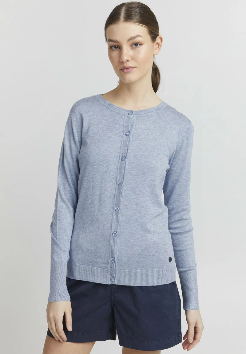 Oxmo Chaqueta De Punto - Kentucky Blue Melange, Mujer 1 Oxmo Chaqueta De Punto - Kentucky Blue Melange, Mujer