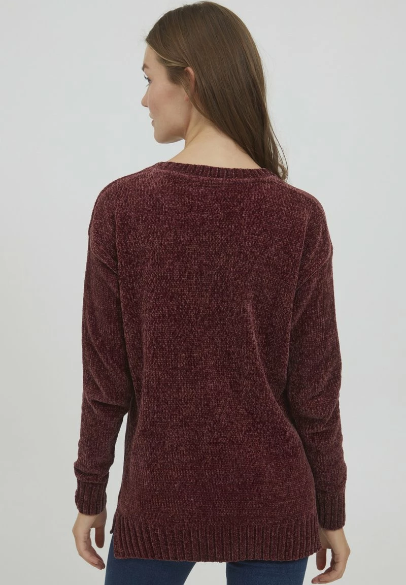 Oxmo OXELVINA - Jersey De Punto - Wine Red , Mujer 3 Oxmo OXELVINA - Jersey De Punto - Wine Red , Mujer - Imagen 3