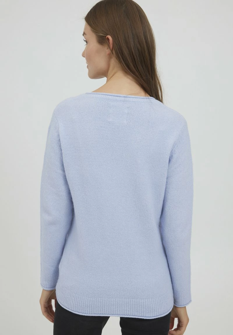Oxmo OXILVA - Jersey De Punto - Brunnera Blue Melange , Mujer 3 Oxmo OXILVA - Jersey De Punto - Brunnera Blue Melange , Mujer - Imagen 3
