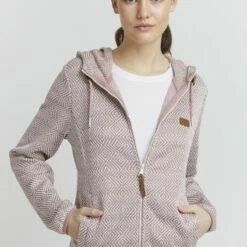 Oxmo PEBBLES - Chaqueta De Punto - Ash Rose, Mujer