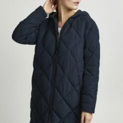 Oxmo OXSTANCA - Abrigo De Invierno - Dark Blue , Mujer