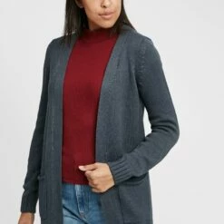 Oxmo OXPAULA - Chaqueta De Punto - Ins Bl Mel , Mujer