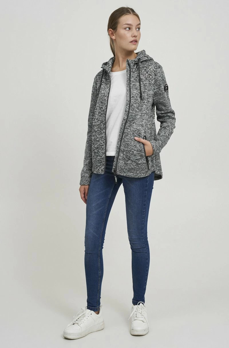 Oxmo OXKAJSA - Jersey Con Capucha - Dark Shadow , Mujer 2 Oxmo OXKAJSA - Jersey Con Capucha - Dark Shadow , Mujer - Imagen 2