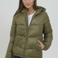 Oxmo OXTABEA - Chaqueta De Invierno - Dusty Olive , Mujer
