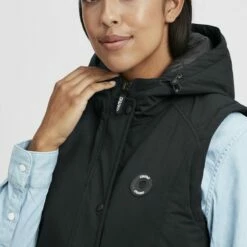 Oxmo OXTENJA - Chaleco - Black , Mujer -Oxmo tienda en línea 181c0e97f6de4ea9b56a1f10788a2da9