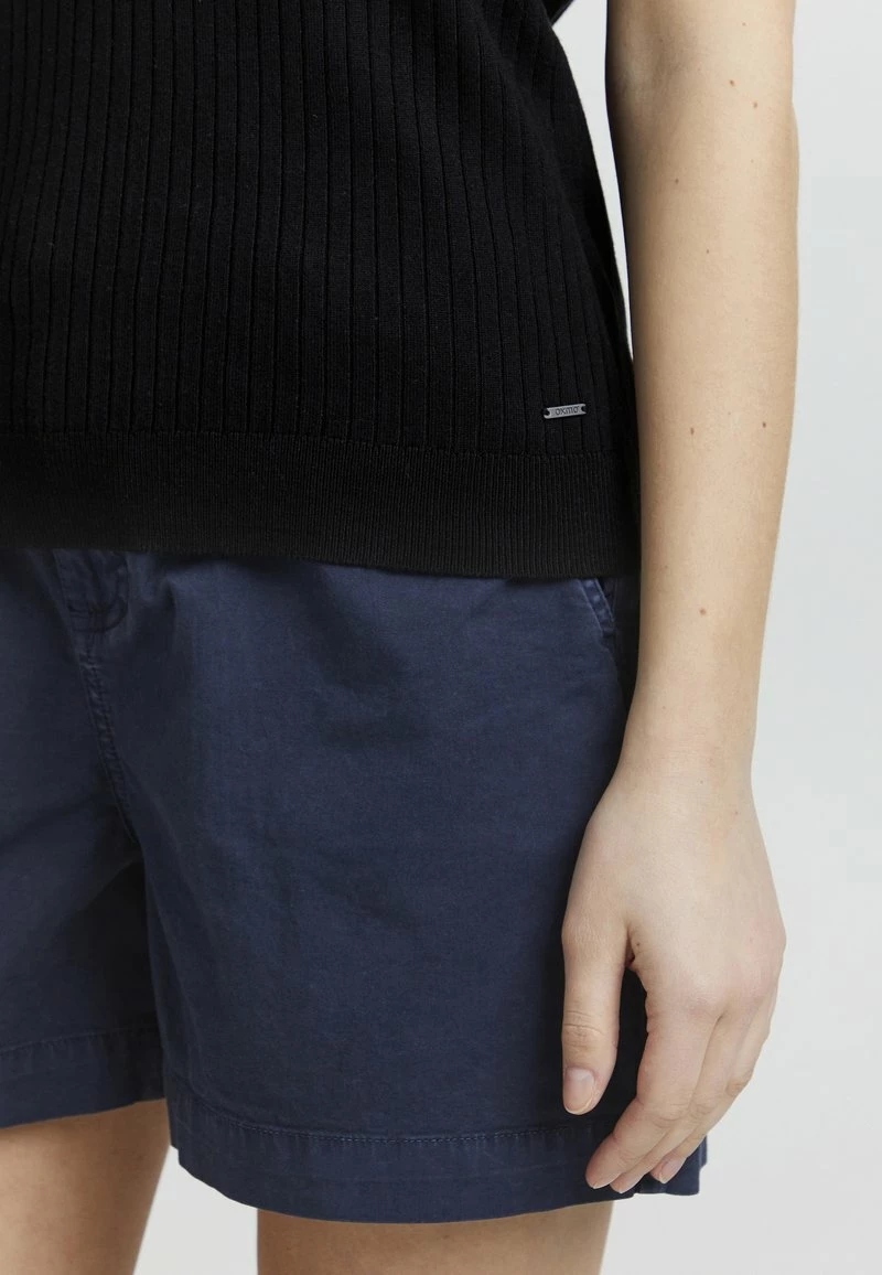 Oxmo RIONA - Camiseta Básica - Black , Mujer 4 Oxmo RIONA - Camiseta Básica - Black , Mujer - Imagen 4