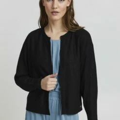 Oxmo KIKE - Chaqueta De Punto - Black , Mujer