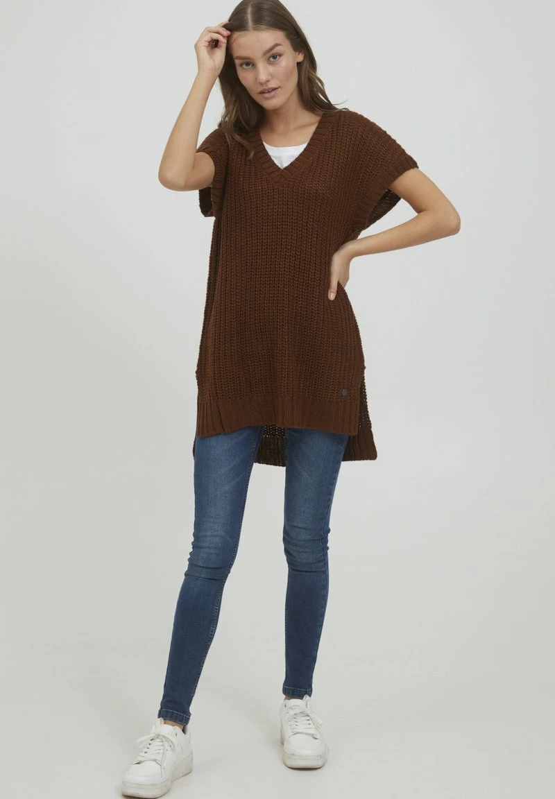 Oxmo OXLENE - Jersey De Punto - Brown , Mujer 2 Oxmo OXLENE - Jersey De Punto - Brown , Mujer - Imagen 2