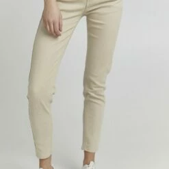Oxmo OXPEETJE - Pantalones - Cement, Mujer