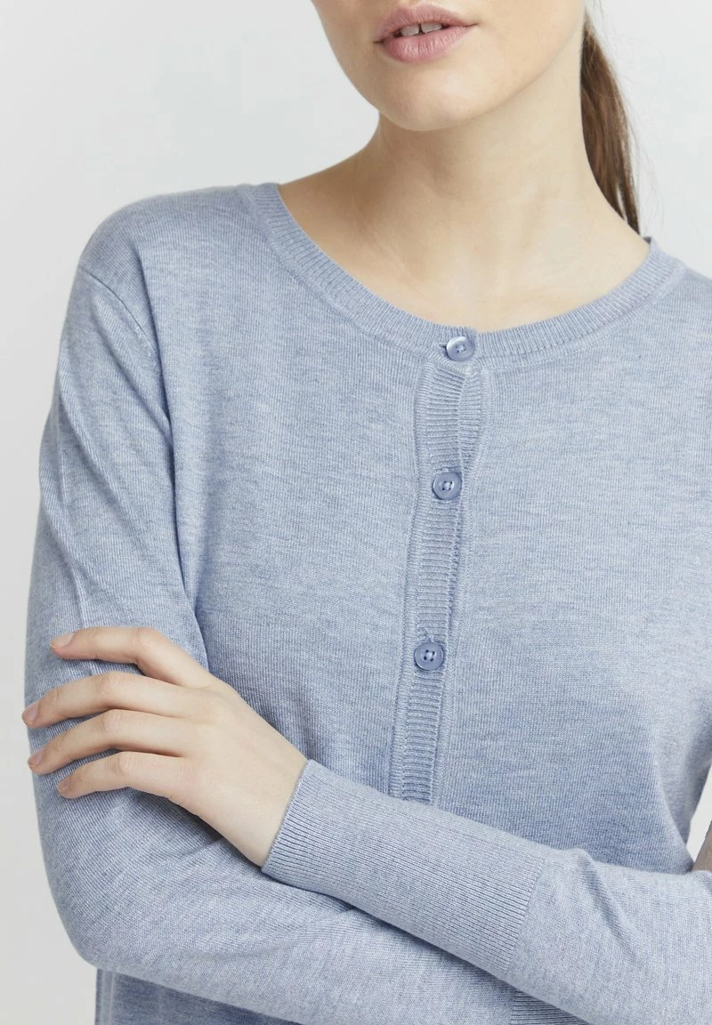 Oxmo Chaqueta De Punto - Kentucky Blue Melange, Mujer 4 Oxmo Chaqueta De Punto - Kentucky Blue Melange, Mujer - Imagen 4