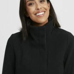 Oxmo OXWOLKE - Abrigo Clásico - Black , Mujer -Oxmo tienda en línea 1fbc08f8ce2a4db39ad315c9665faf7f