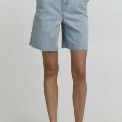 Oxmo Shorts Vaqueros - Light Blue Denim , Mujer