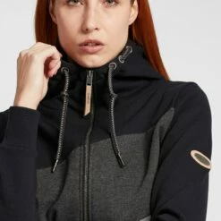 Oxmo OXAGGI - Sudadera Con Cremallera - Black , Mujer -Oxmo tienda en línea 2013d921c8ab40b29bc86dd8c041d6b8