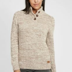 Oxmo OXPHILICITA - Jersey De Punto - Dune, Mujer