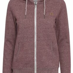 Oxmo CELIA - Sudadera Con Cremallera - Wine Red Melange , Mujer -Oxmo tienda en línea 2408ba21e00541e1b21fc818fff93228
