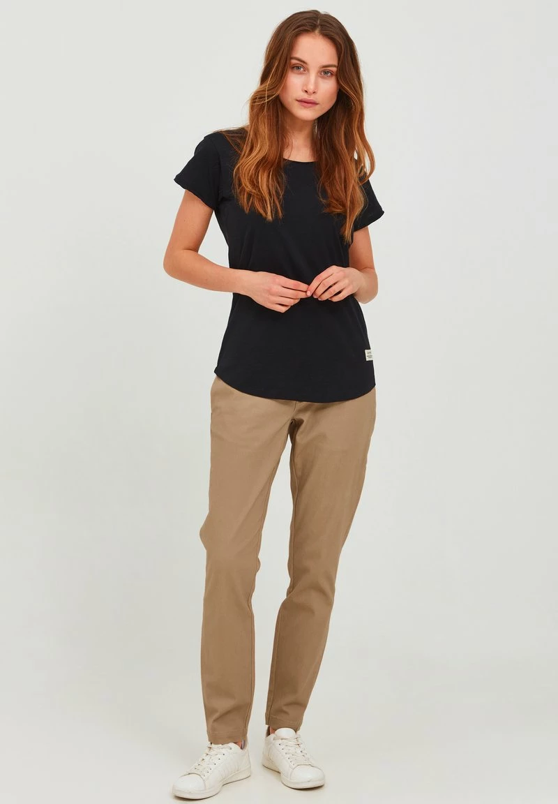 Oxmo OXPILAR - Pantalones Chinos - Silver Mink , Mujer 2 Oxmo OXPILAR - Pantalones Chinos - Silver Mink , Mujer - Imagen 2