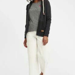 Oxmo OXMATILDA - Sudadera Con Cremallera - Black , Mujer -Oxmo tienda en línea 25cf4747ca9d41449ef52f7041aa86c7