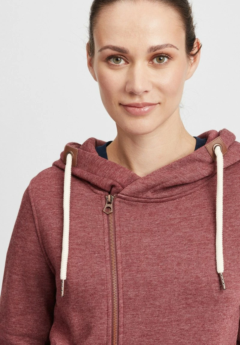 Oxmo OXVICKY - Sudadera Con Cremallera - Wine R Mel , Mujer 4 Oxmo OXVICKY - Sudadera Con Cremallera - Wine R Mel , Mujer - Imagen 4