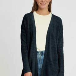 Oxmo OXGISELE - Chaqueta De Punto - Total Eclipse , Mujer