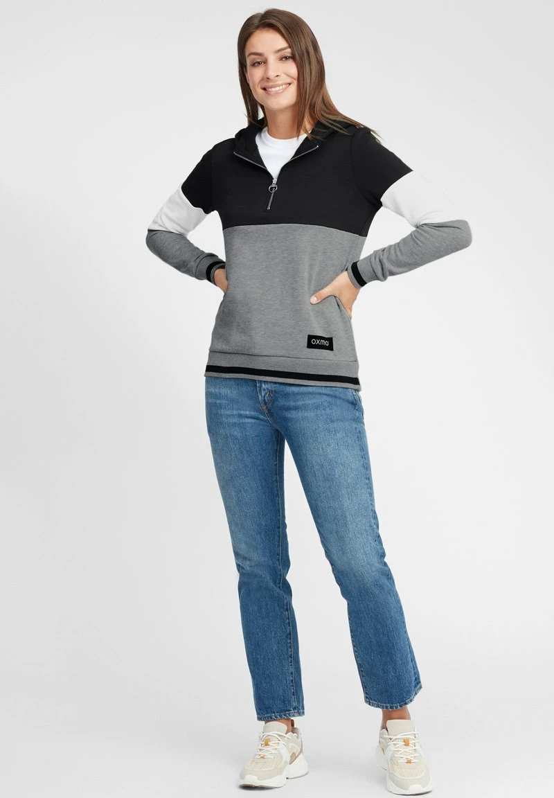 Oxmo OXOMARA - Jersey Con Capucha - Black, Mujer 2 Oxmo OXOMARA - Jersey Con Capucha - Black, Mujer - Imagen 2