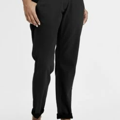 Oxmo OXDONETA - Pantalones Chinos - Black, Mujer