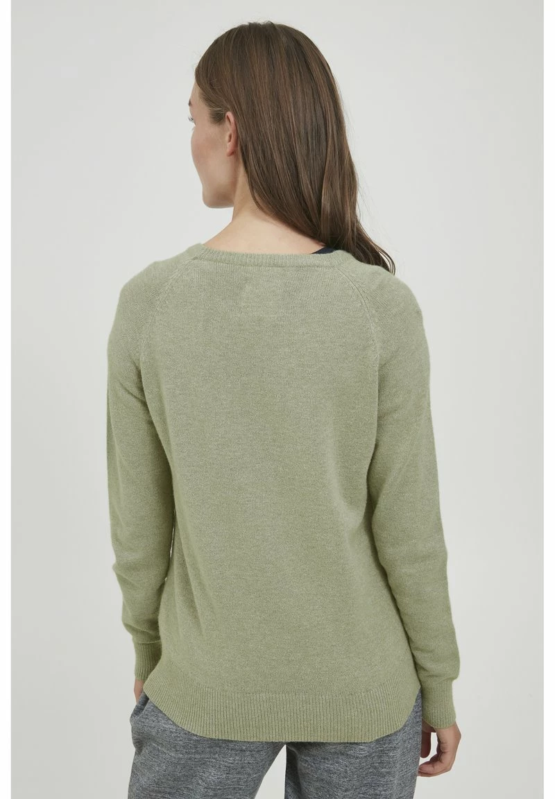 Oxmo OXMARIA - Jersey De Punto - Vetiver Melange , Mujer 3 Oxmo OXMARIA - Jersey De Punto - Vetiver Melange , Mujer - Imagen 3