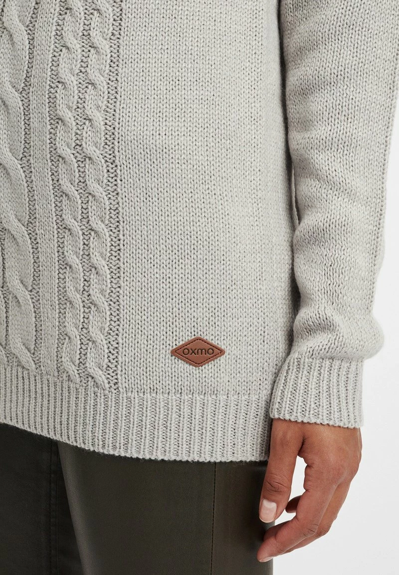 Oxmo OXCABLE - Jersey Con Capucha - Mid Grey , Mujer 5 Oxmo OXCABLE - Jersey Con Capucha - Mid Grey , Mujer - Imagen 5