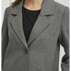 Oxmo OXNETA - Abrigo Clásico - Medium Grey Melange, Mujer -Oxmo tienda en línea 2edd7185fe5744bbb12dd8a7799a8c32